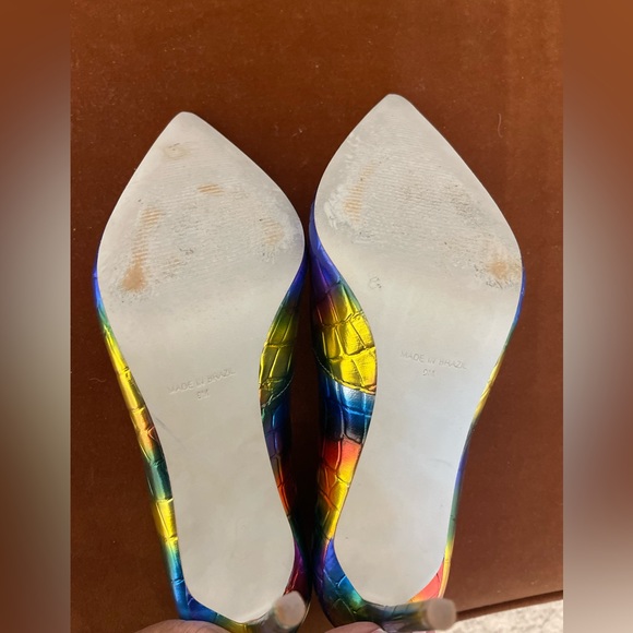 Steve Madden Vala Multi Rainbow Pump - Picture 5 of 8